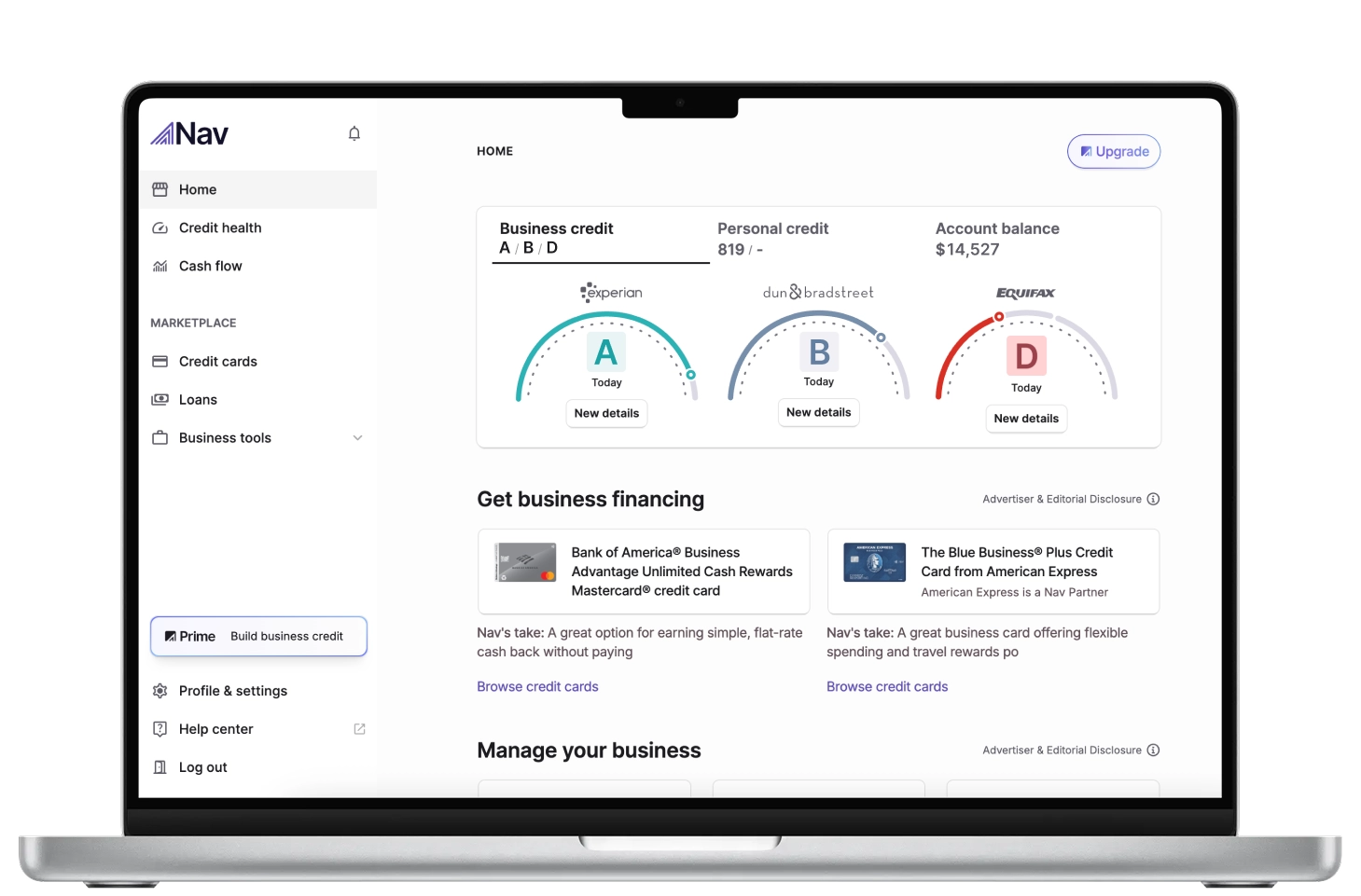 Credit score overview